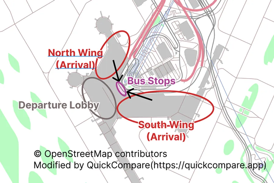 Narita Airport Terminal 1 Wings